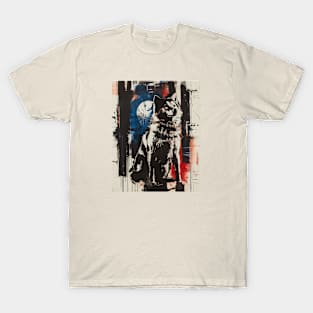 Husky dog grunge portrait T-Shirt
